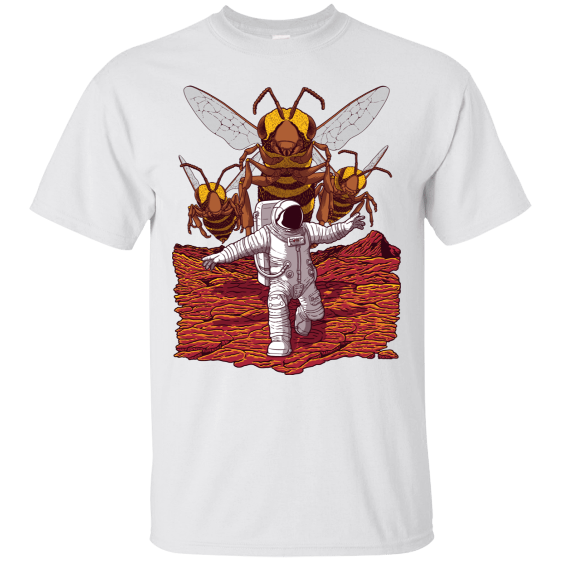 T-Shirts White / S Killer Bees on Mars T-Shirt