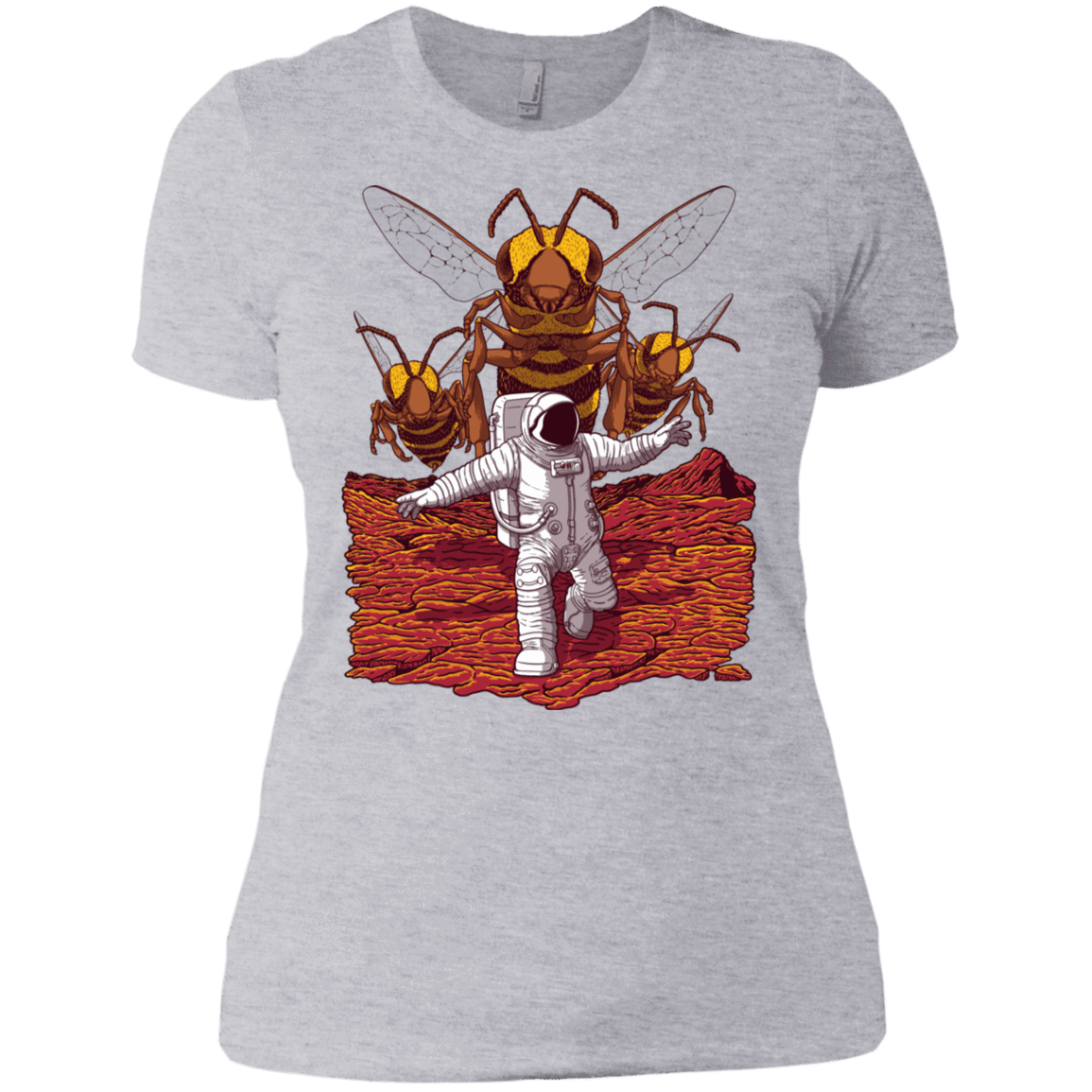 T-Shirts Heather Grey / X-Small Killer Bees on Mars Women's Premium T-Shirt