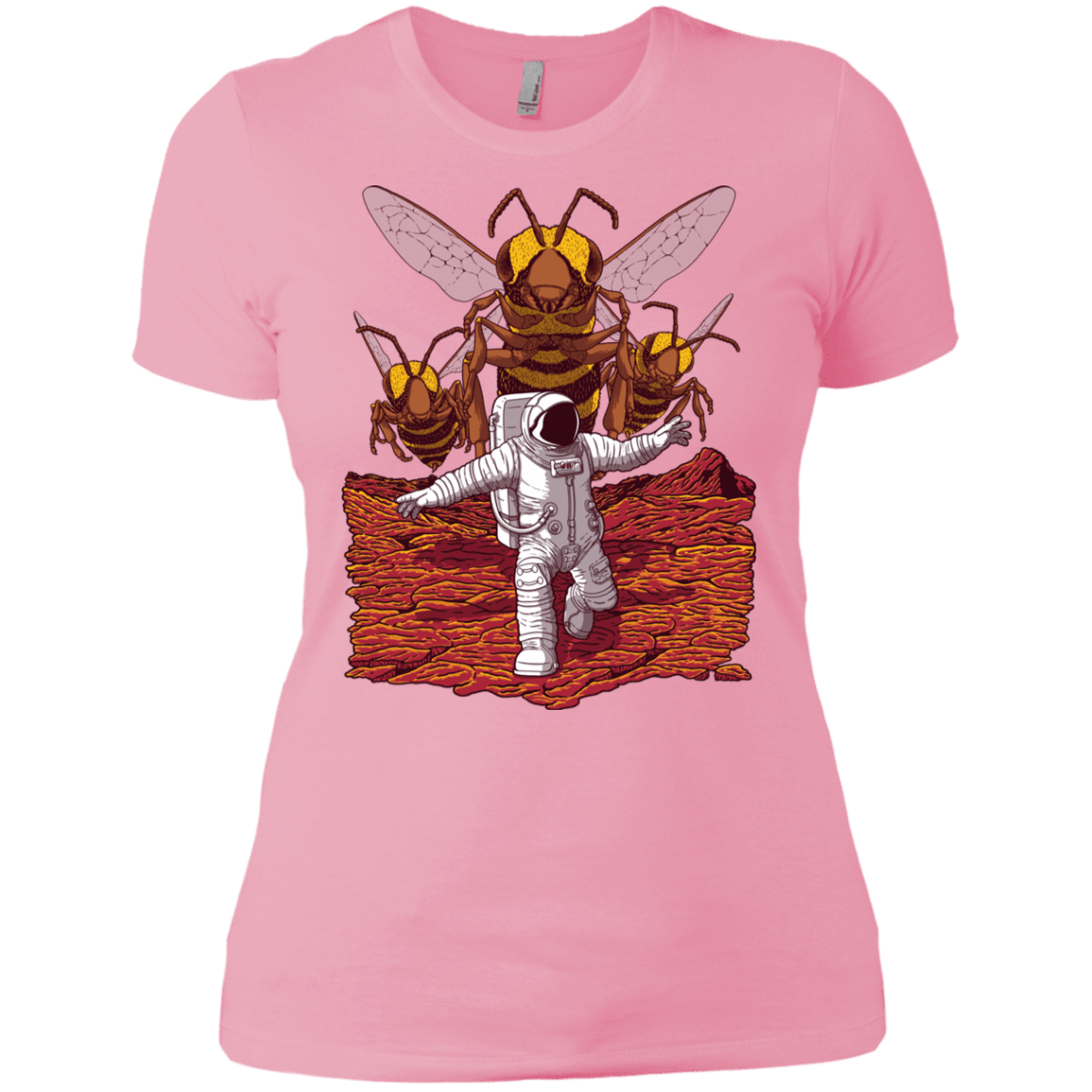 T-Shirts Light Pink / X-Small Killer Bees on Mars Women's Premium T-Shirt