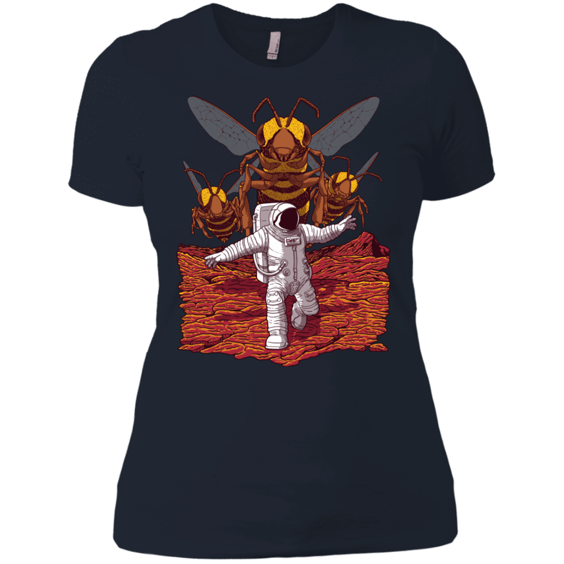 T-Shirts Midnight Navy / X-Small Killer Bees on Mars Women's Premium T-Shirt