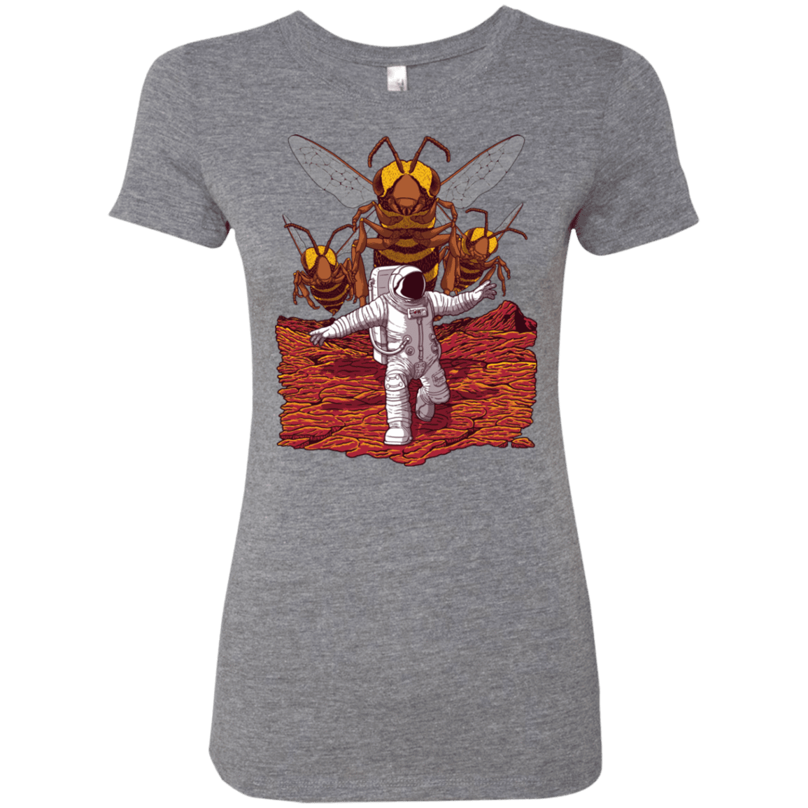 T-Shirts Premium Heather / S Killer Bees on Mars Women's Triblend T-Shirt