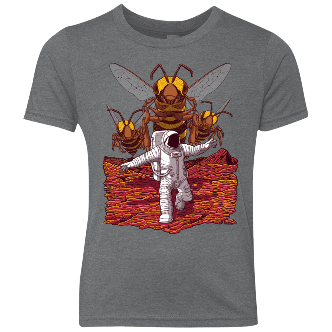 T-Shirts Premium Heather / YXS Killer Bees on Mars Youth Triblend T-Shirt