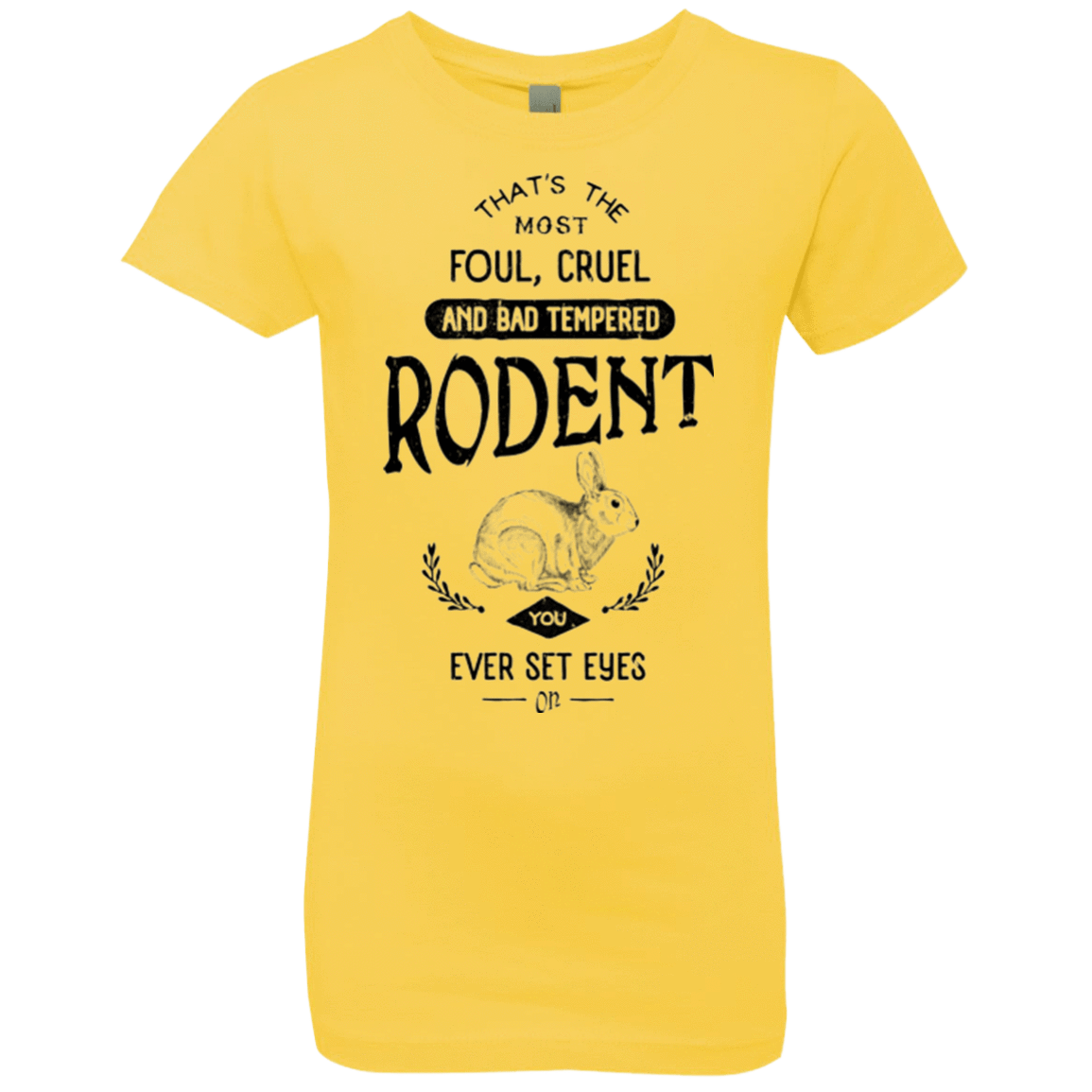 T-Shirts Vibrant Yellow / YXS Killer Bunny Girls Premium T-Shirt