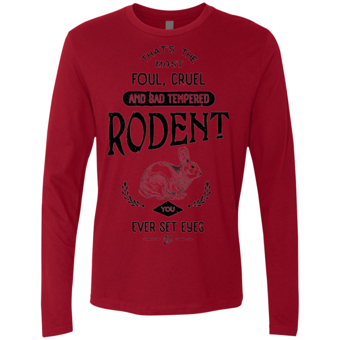 T-Shirts Cardinal / Small Killer Bunny Men's Premium Long Sleeve