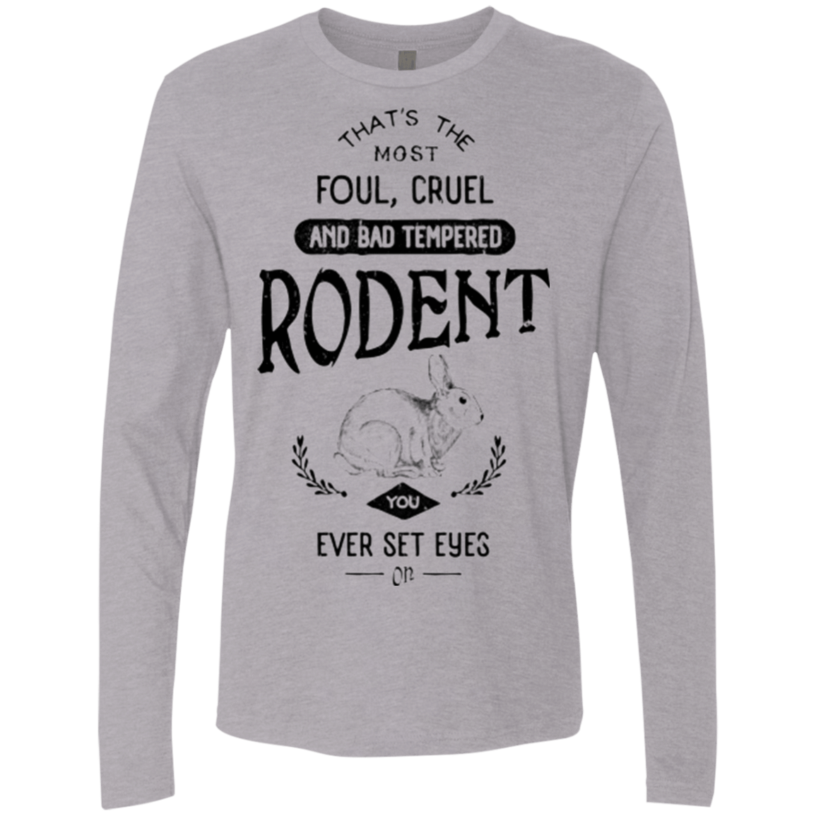 T-Shirts Heather Grey / Small Killer Bunny Men's Premium Long Sleeve