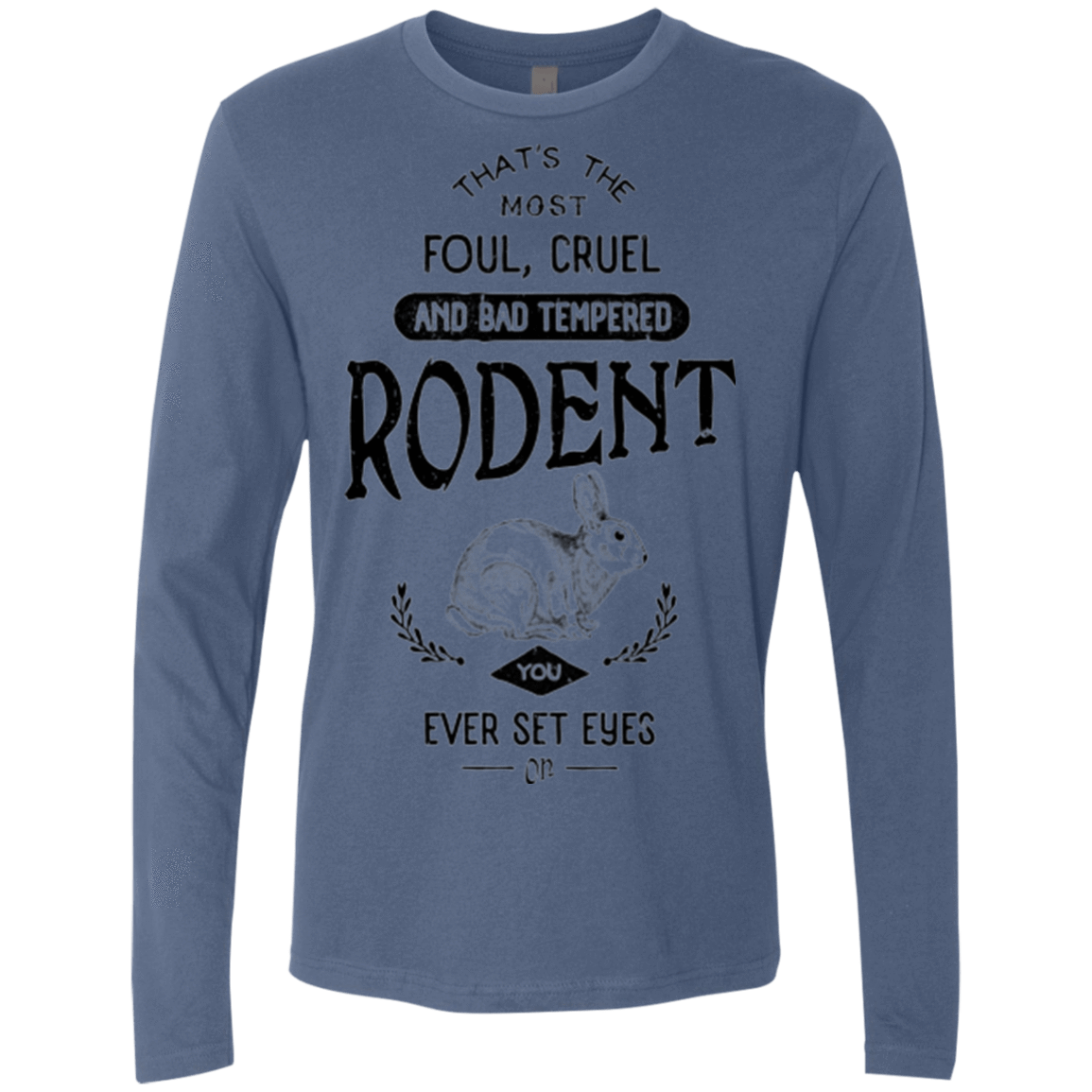 T-Shirts Indigo / Small Killer Bunny Men's Premium Long Sleeve