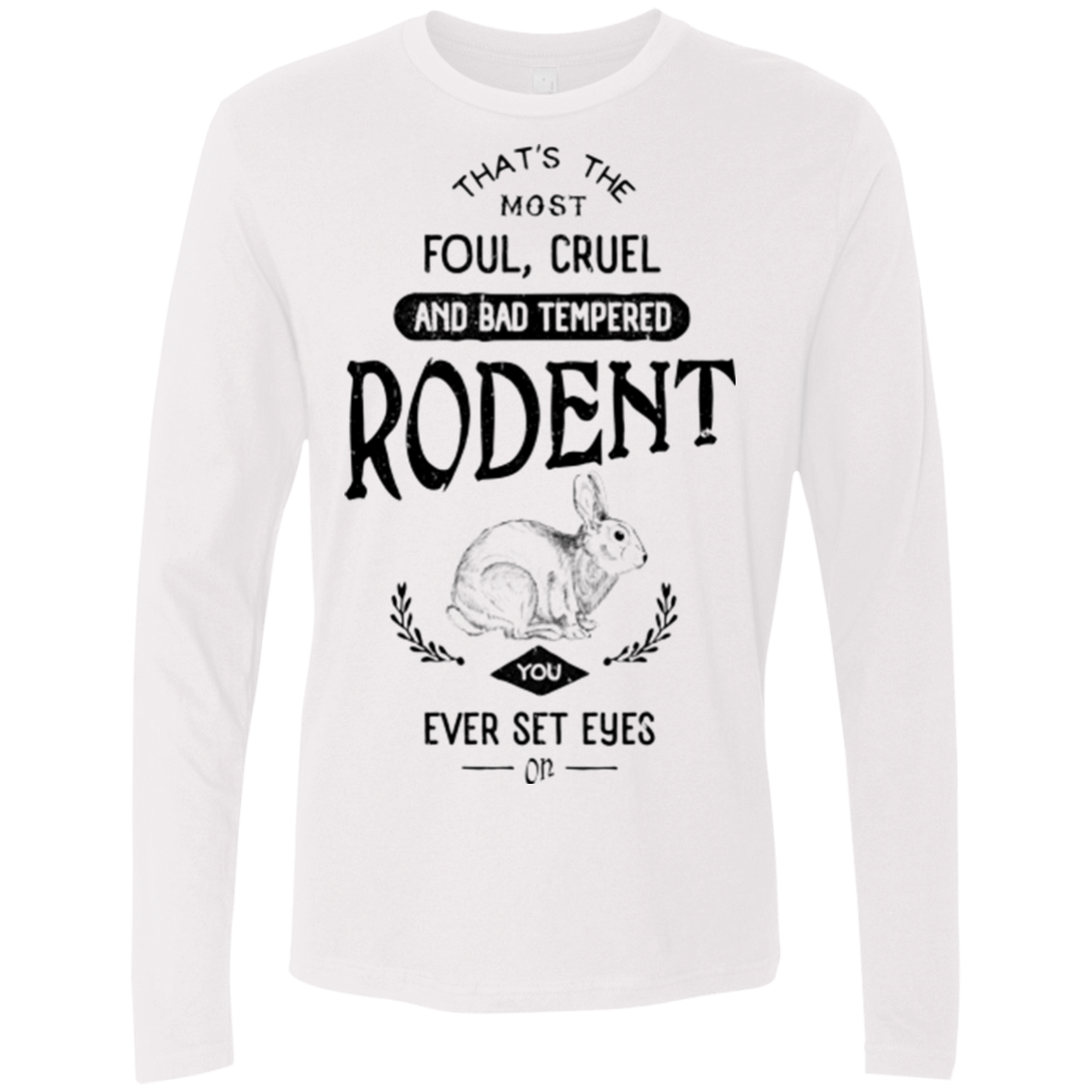 T-Shirts White / Small Killer Bunny Men's Premium Long Sleeve