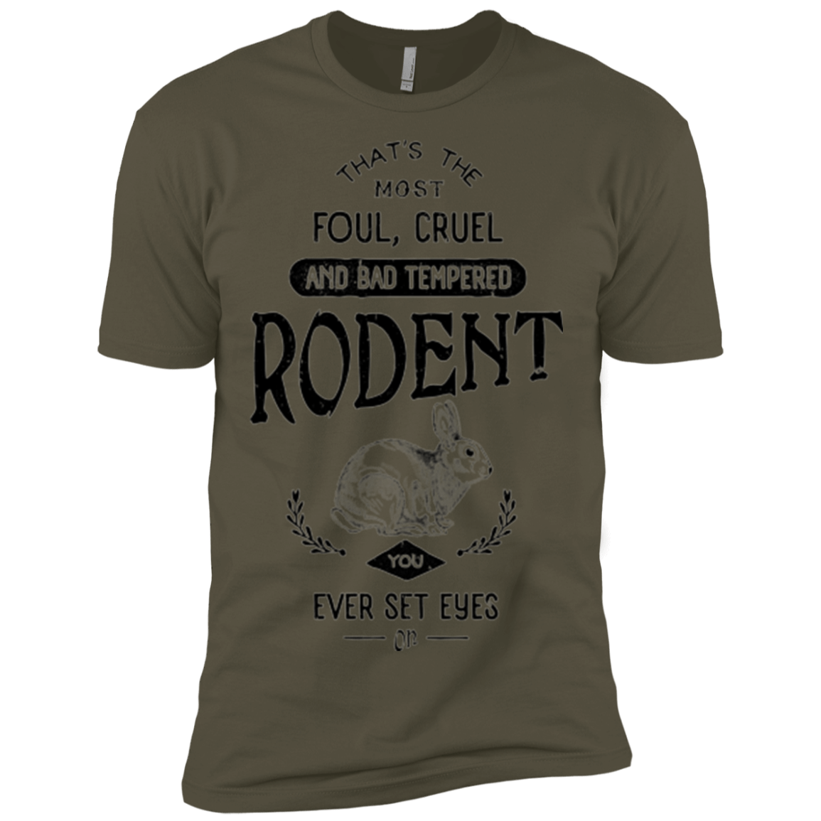 T-Shirts Military Green / X-Small Killer Bunny Men's Premium T-Shirt