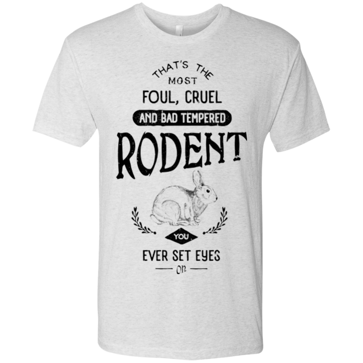 T-Shirts Heather White / Small Killer Bunny Men's Triblend T-Shirt