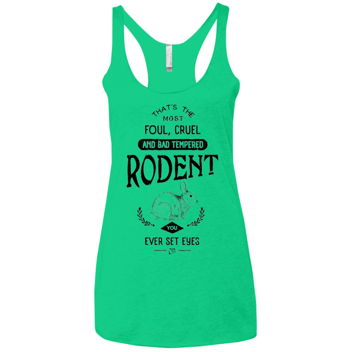 T-Shirts Envy / X-Small Killer Bunny Women's Triblend Racerback Tank