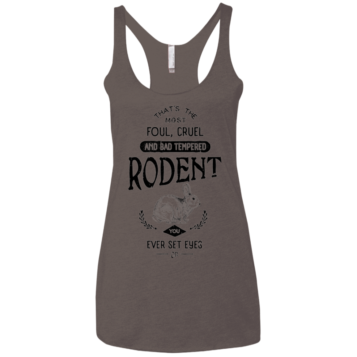 T-Shirts Macchiato / X-Small Killer Bunny Women's Triblend Racerback Tank