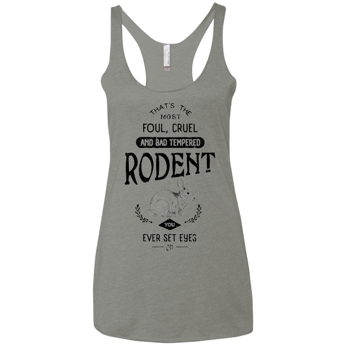 T-Shirts Venetian Grey / X-Small Killer Bunny Women's Triblend Racerback Tank