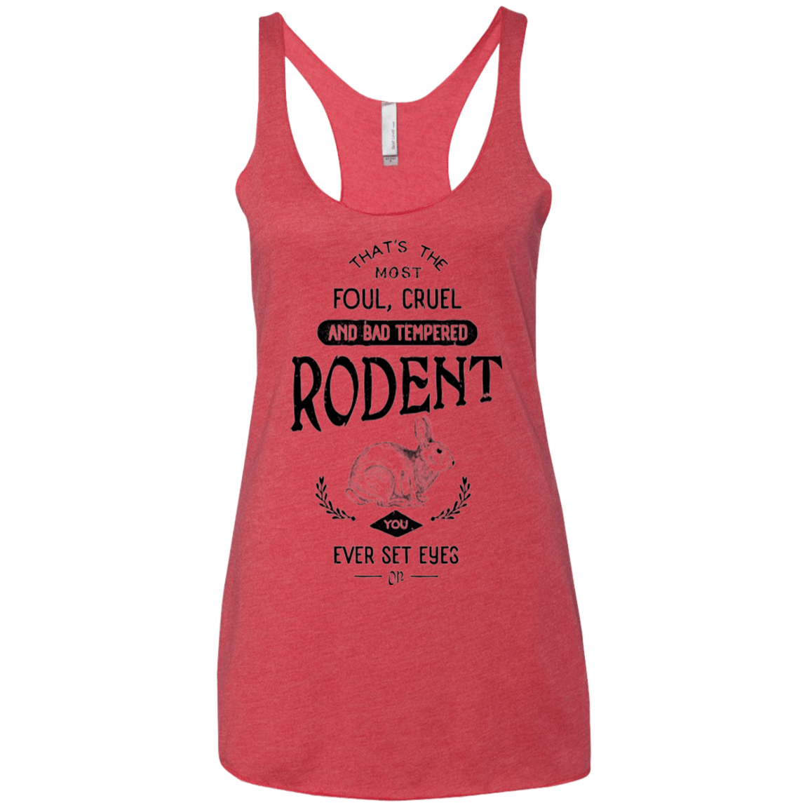 T-Shirts Vintage Red / X-Small Killer Bunny Women's Triblend Racerback Tank