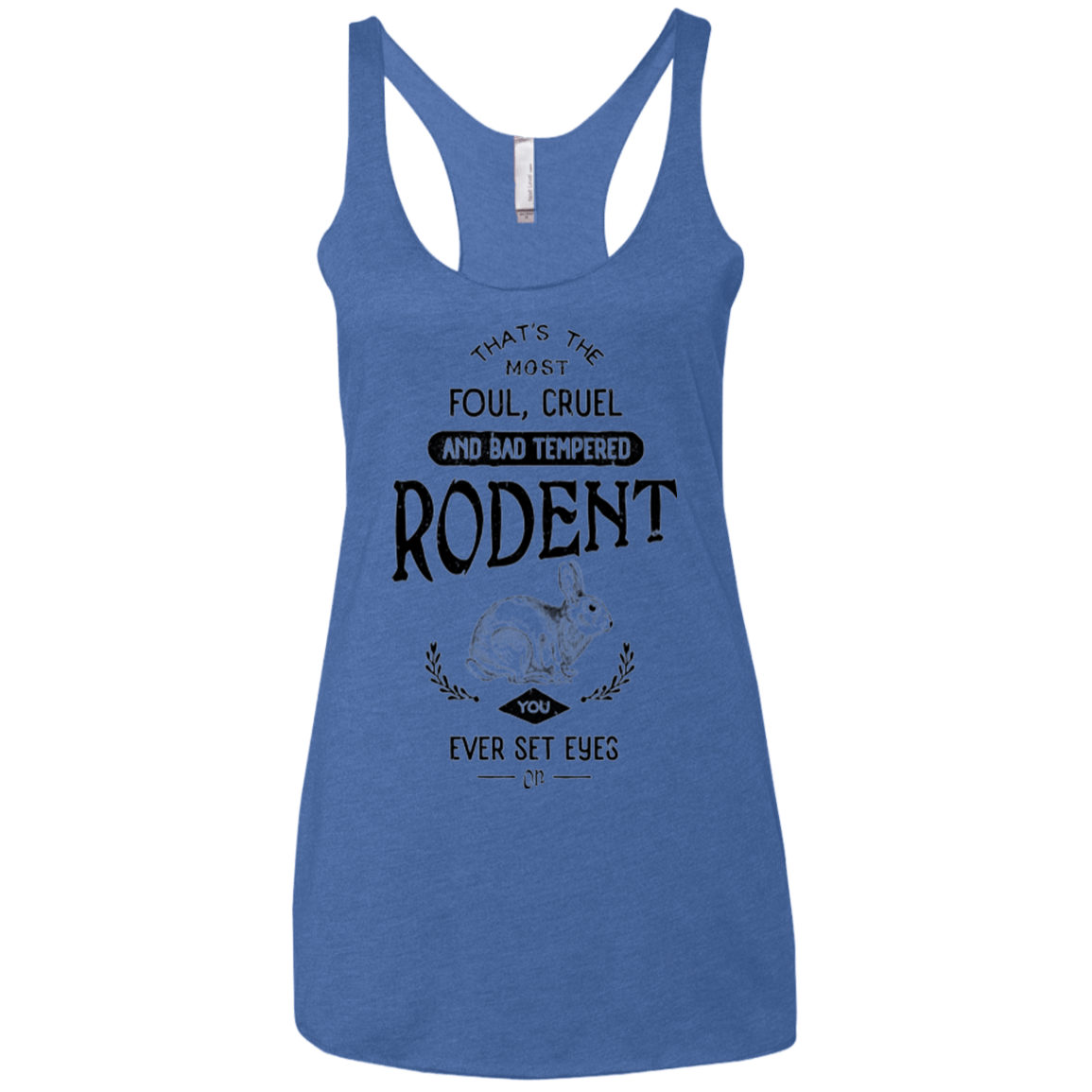 T-Shirts Vintage Royal / X-Small Killer Bunny Women's Triblend Racerback Tank