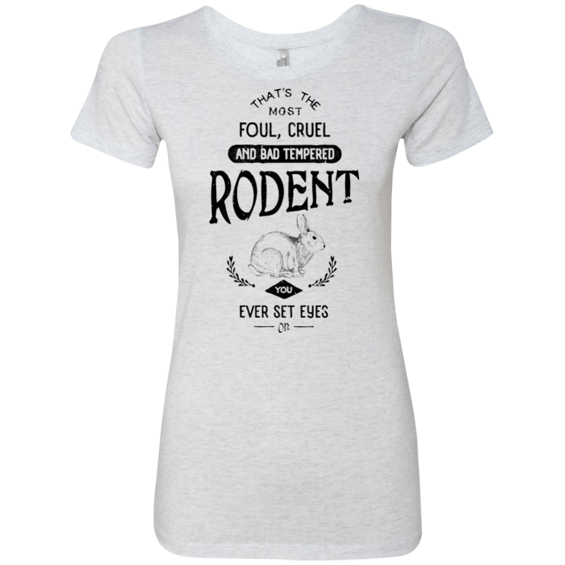 T-Shirts Heather White / Small Killer Bunny Women's Triblend T-Shirt