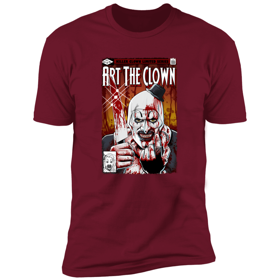 T-Shirts Cardinal / S Killer CLown Men's Premium T-Shirt