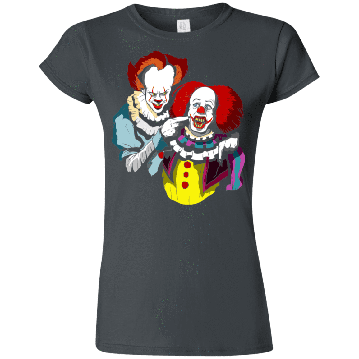 T-Shirts Charcoal / S Killing Clown Junior Slimmer-Fit T-Shirt