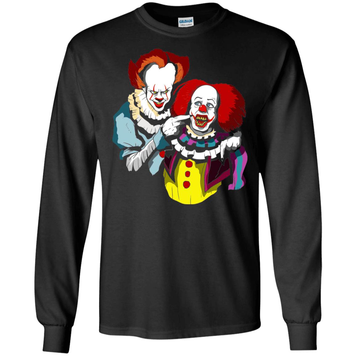 T-Shirts Black / S Killing Clown Men's Long Sleeve T-Shirt