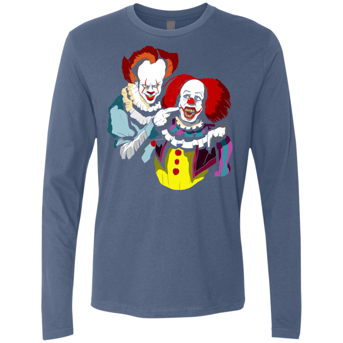 T-Shirts Indigo / S Killing Clown Men's Premium Long Sleeve