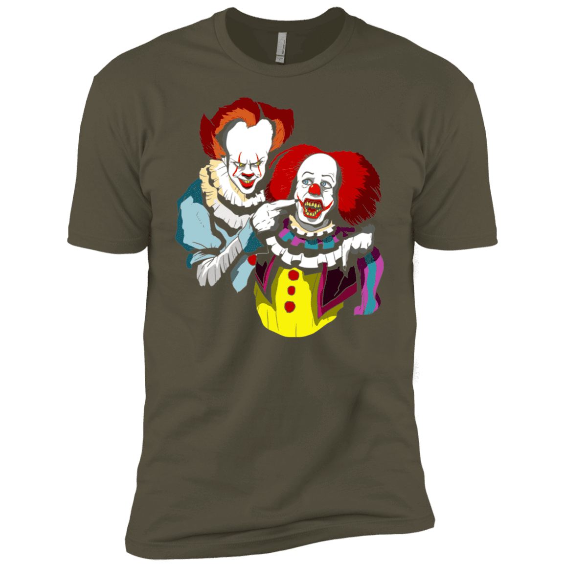 T-Shirts Military Green / X-Small Killing Clown Men's Premium T-Shirt