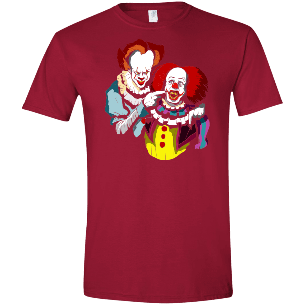 T-Shirts Cardinal Red / S Killing Clown Men's Semi-Fitted Softstyle