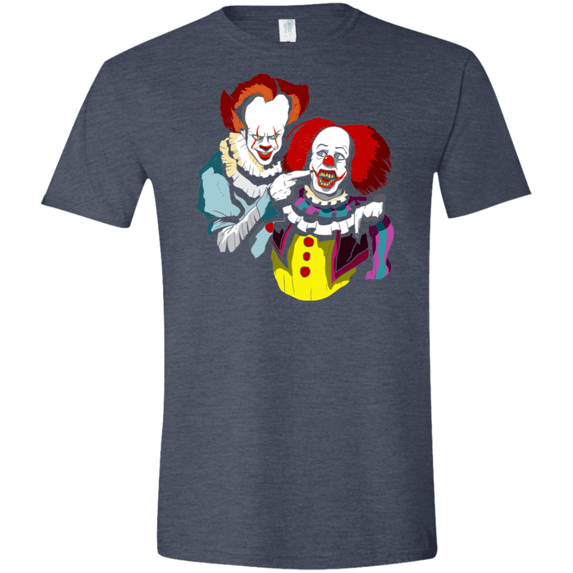 T-Shirts Heather Navy / S Killing Clown Men's Semi-Fitted Softstyle