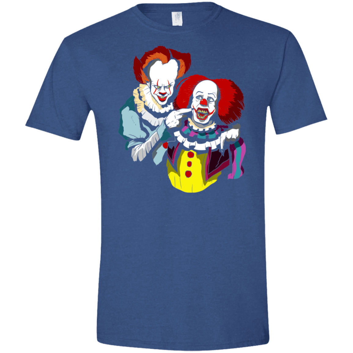 T-Shirts Heather Royal / X-Small Killing Clown Men's Semi-Fitted Softstyle