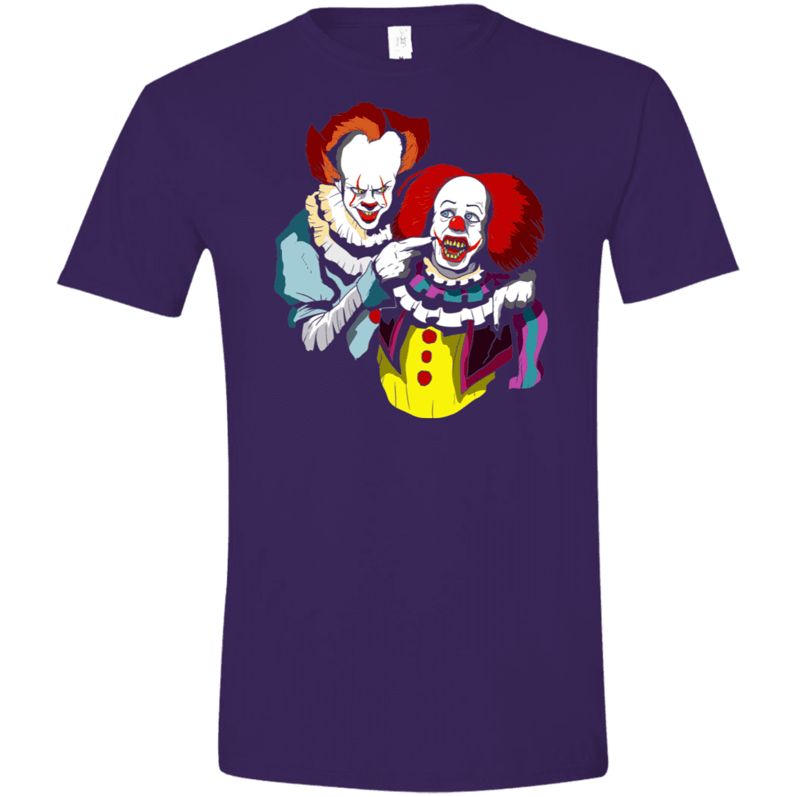 T-Shirts Purple / S Killing Clown Men's Semi-Fitted Softstyle