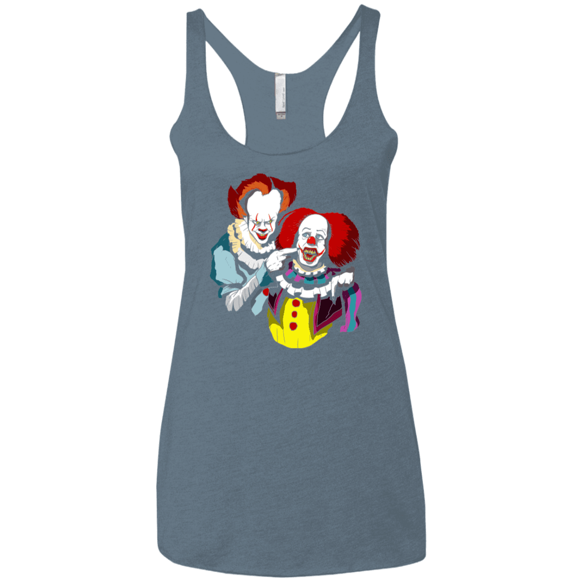 T-Shirts Indigo / X-Small Killing Clown Women's Triblend Racerback Tank