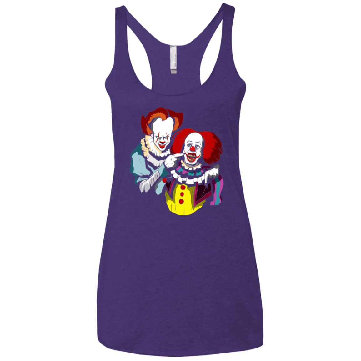T-Shirts Purple Rush / X-Small Killing Clown Women's Triblend Racerback Tank