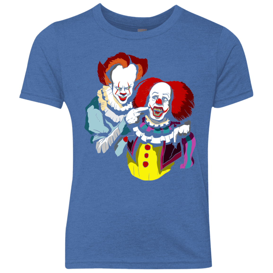 T-Shirts Vintage Royal / YXS Killing Clown Youth Triblend T-Shirt