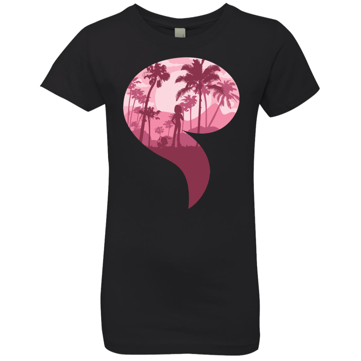 T-Shirts Black / YXS Kindness Girls Premium T-Shirt