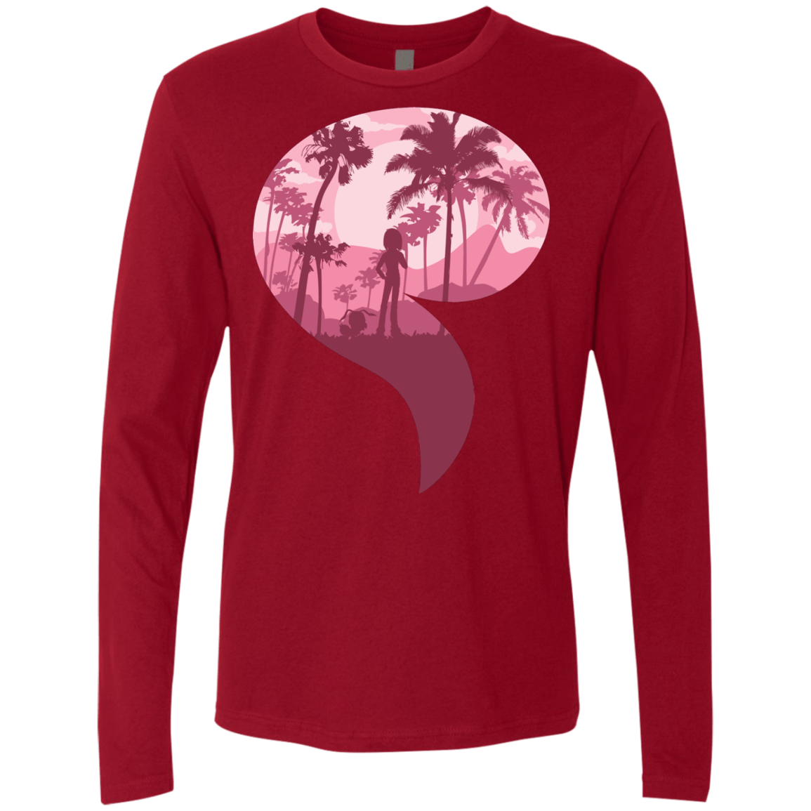 T-Shirts Cardinal / S Kindness Men's Premium Long Sleeve