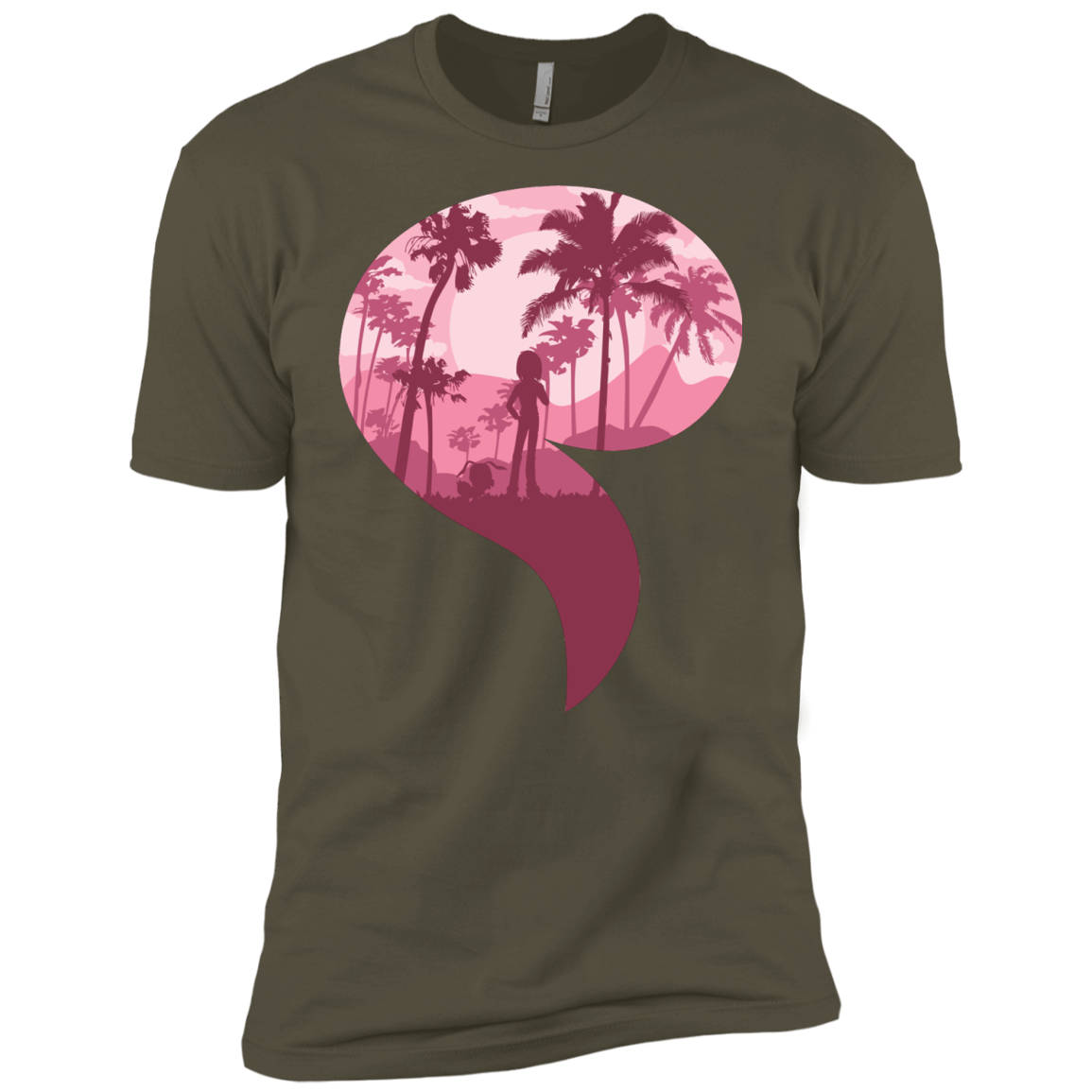 T-Shirts Military Green / X-Small Kindness Men's Premium T-Shirt