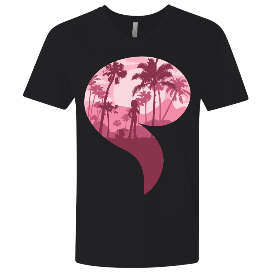 T-Shirts Black / X-Small Kindness Men's Premium V-Neck