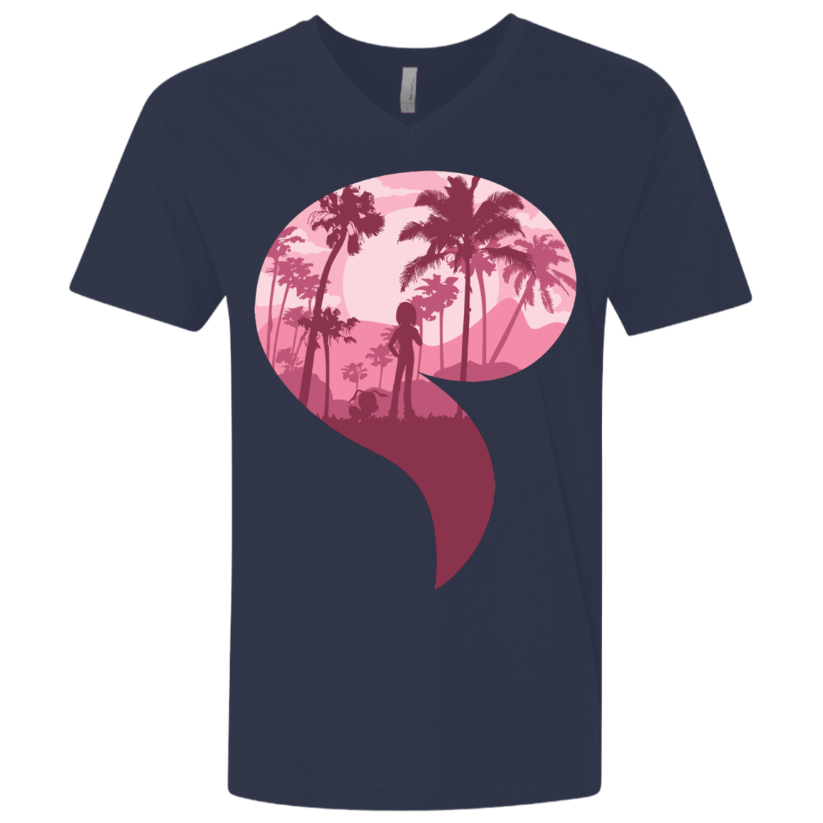 T-Shirts Midnight Navy / X-Small Kindness Men's Premium V-Neck