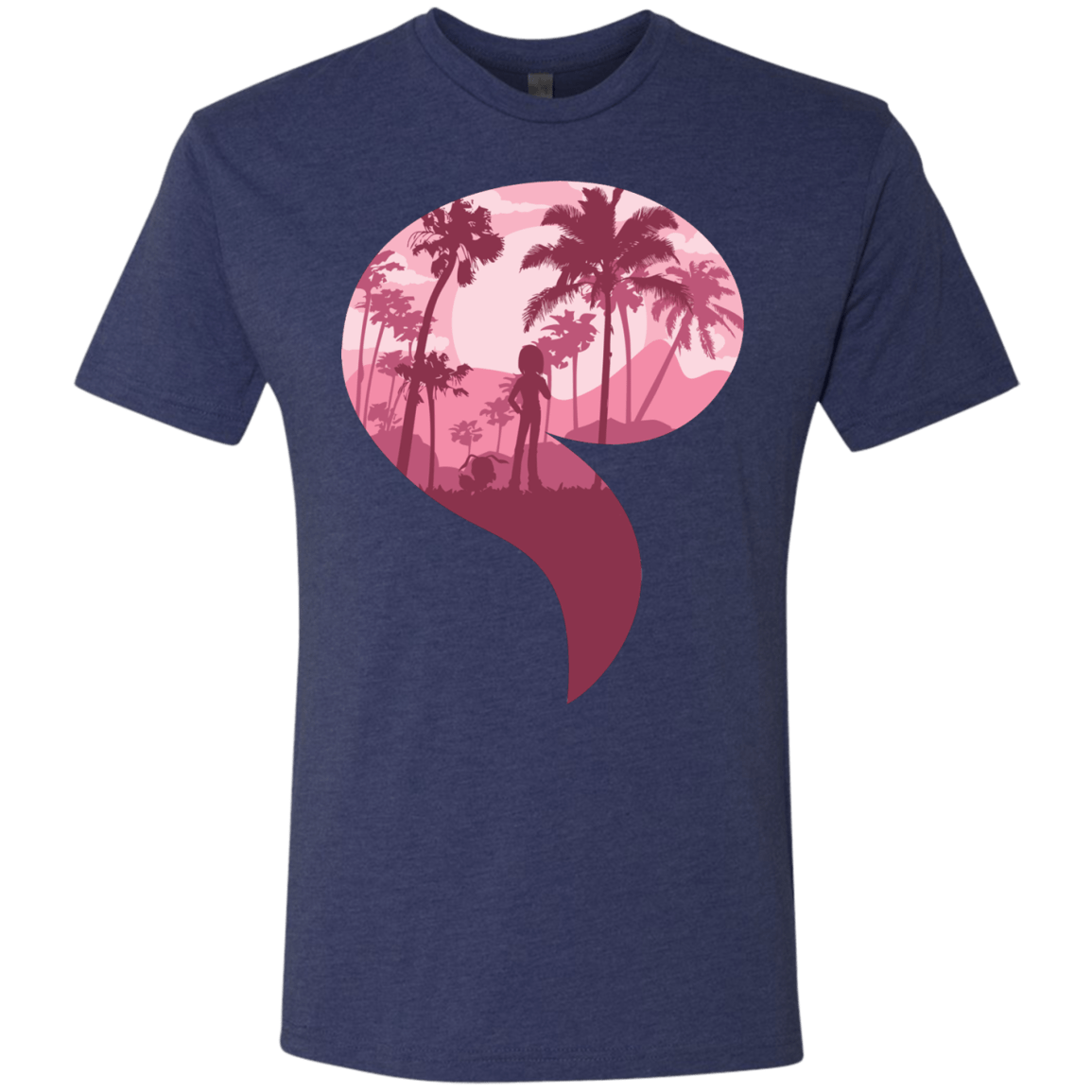 T-Shirts Vintage Navy / S Kindness Men's Triblend T-Shirt