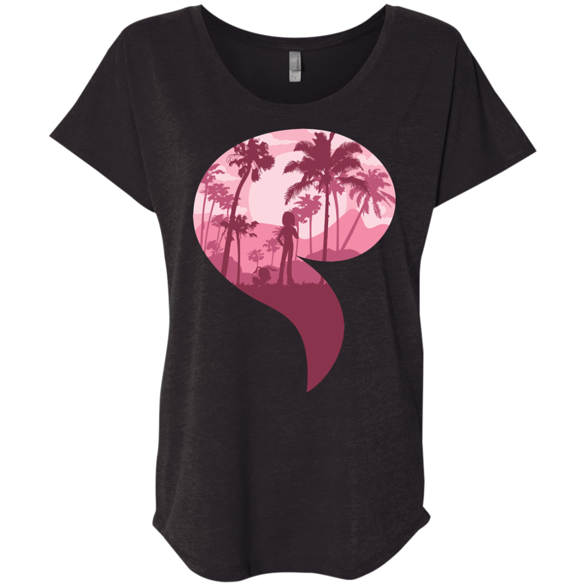 T-Shirts Vintage Black / X-Small Kindness Triblend Dolman Sleeve