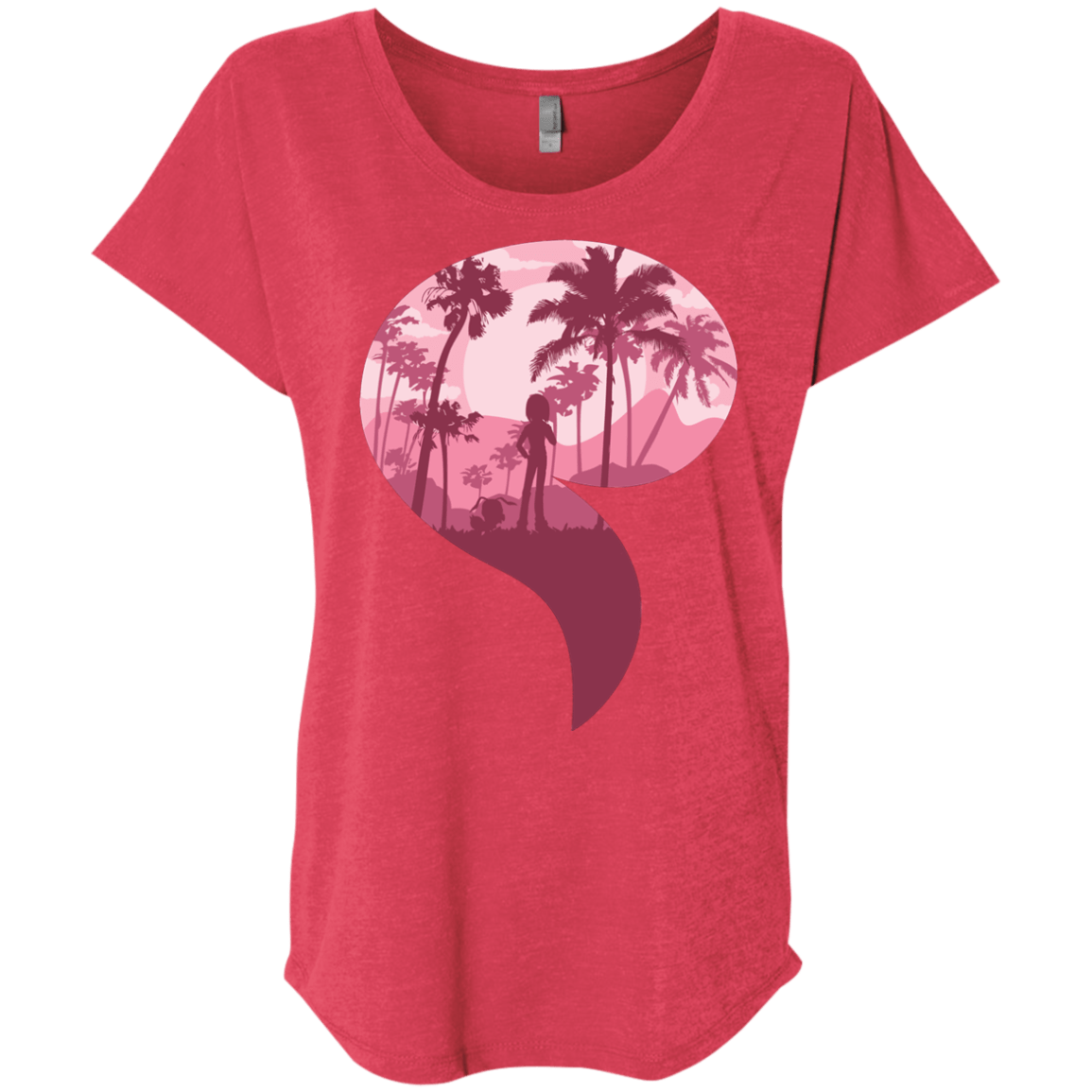 T-Shirts Vintage Red / X-Small Kindness Triblend Dolman Sleeve