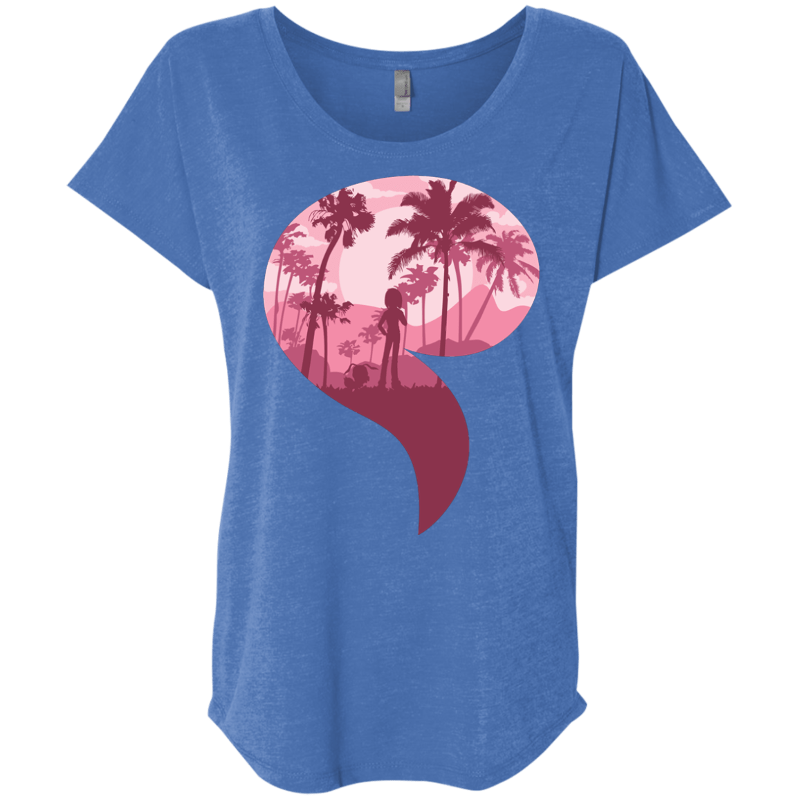 T-Shirts Vintage Royal / X-Small Kindness Triblend Dolman Sleeve