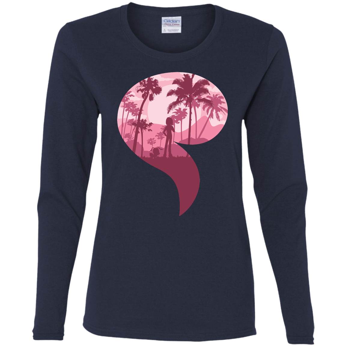 T-Shirts Navy / S Kindness Women's Long Sleeve T-Shirt