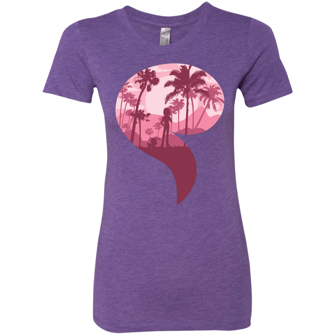 T-Shirts Purple Rush / S Kindness Women's Triblend T-Shirt
