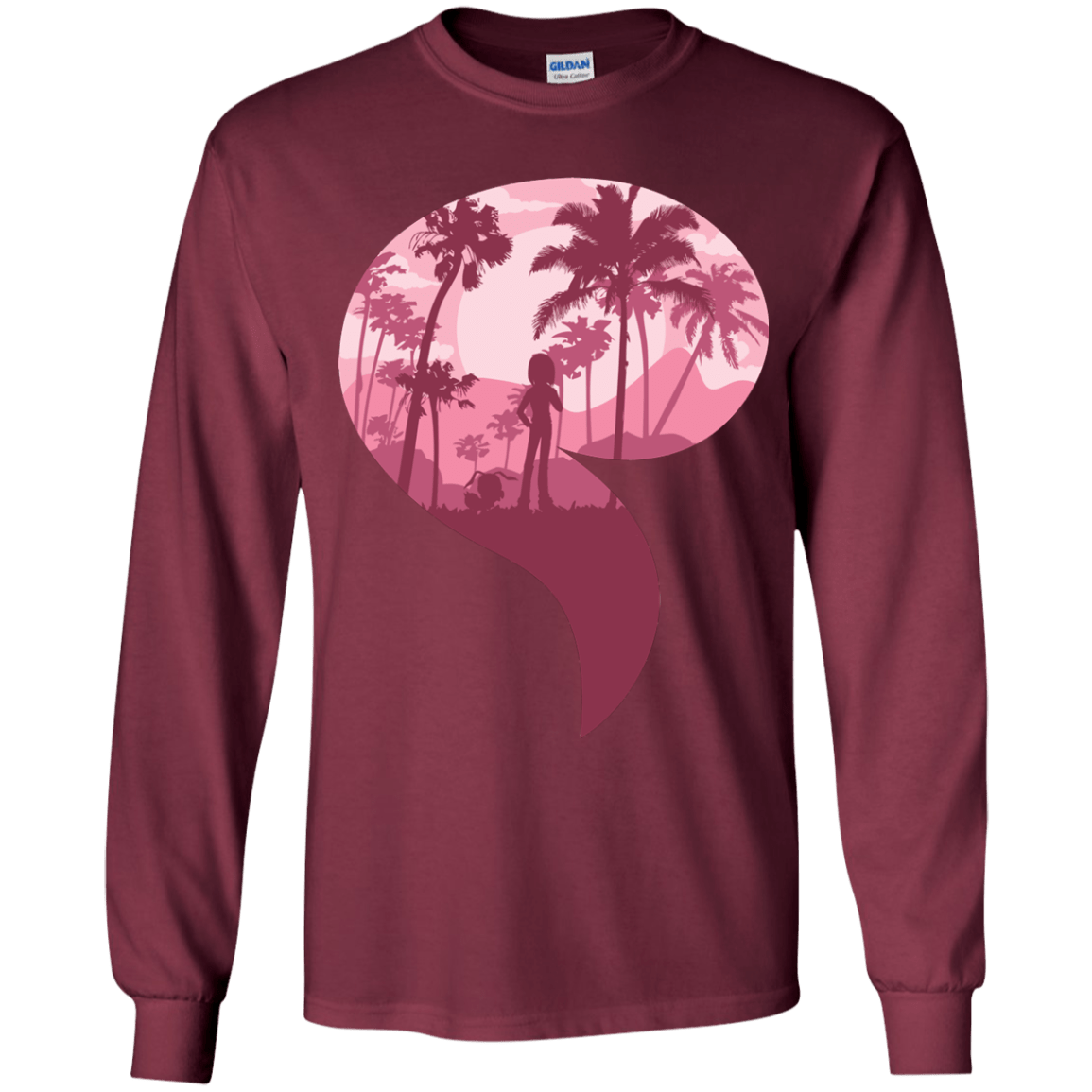 T-Shirts Maroon / YS Kindness Youth Long Sleeve T-Shirt