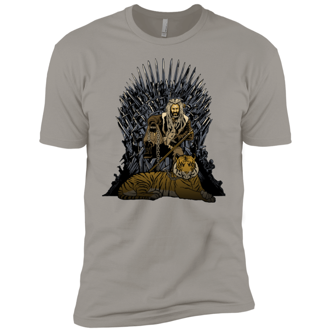 T-Shirts Light Grey / YXS King and Tiger Boys Premium T-Shirt