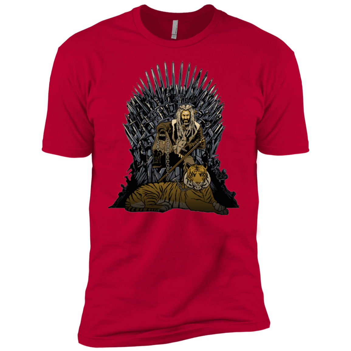 T-Shirts Red / YXS King and Tiger Boys Premium T-Shirt