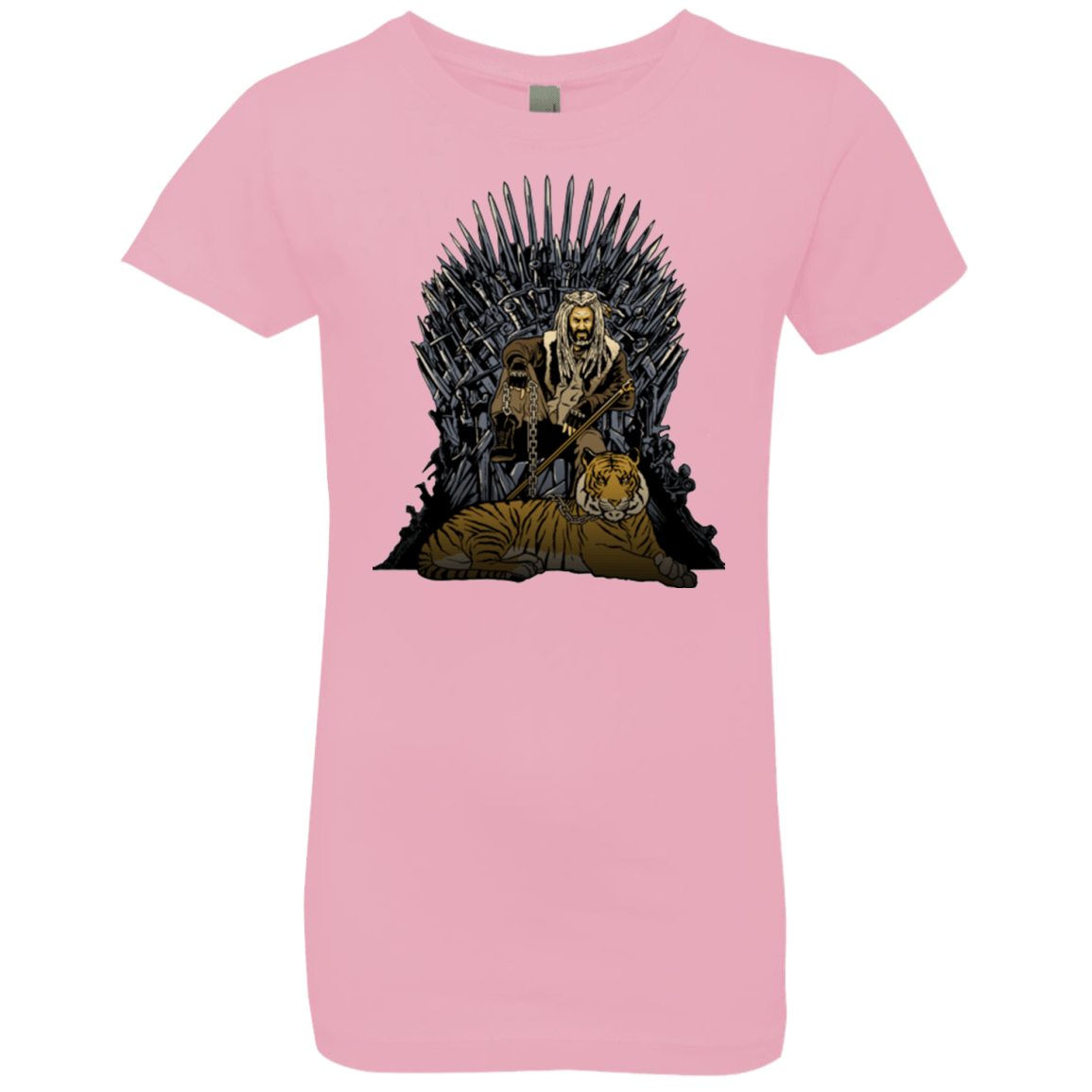 T-Shirts Light Pink / YXS King and Tiger Girls Premium T-Shirt