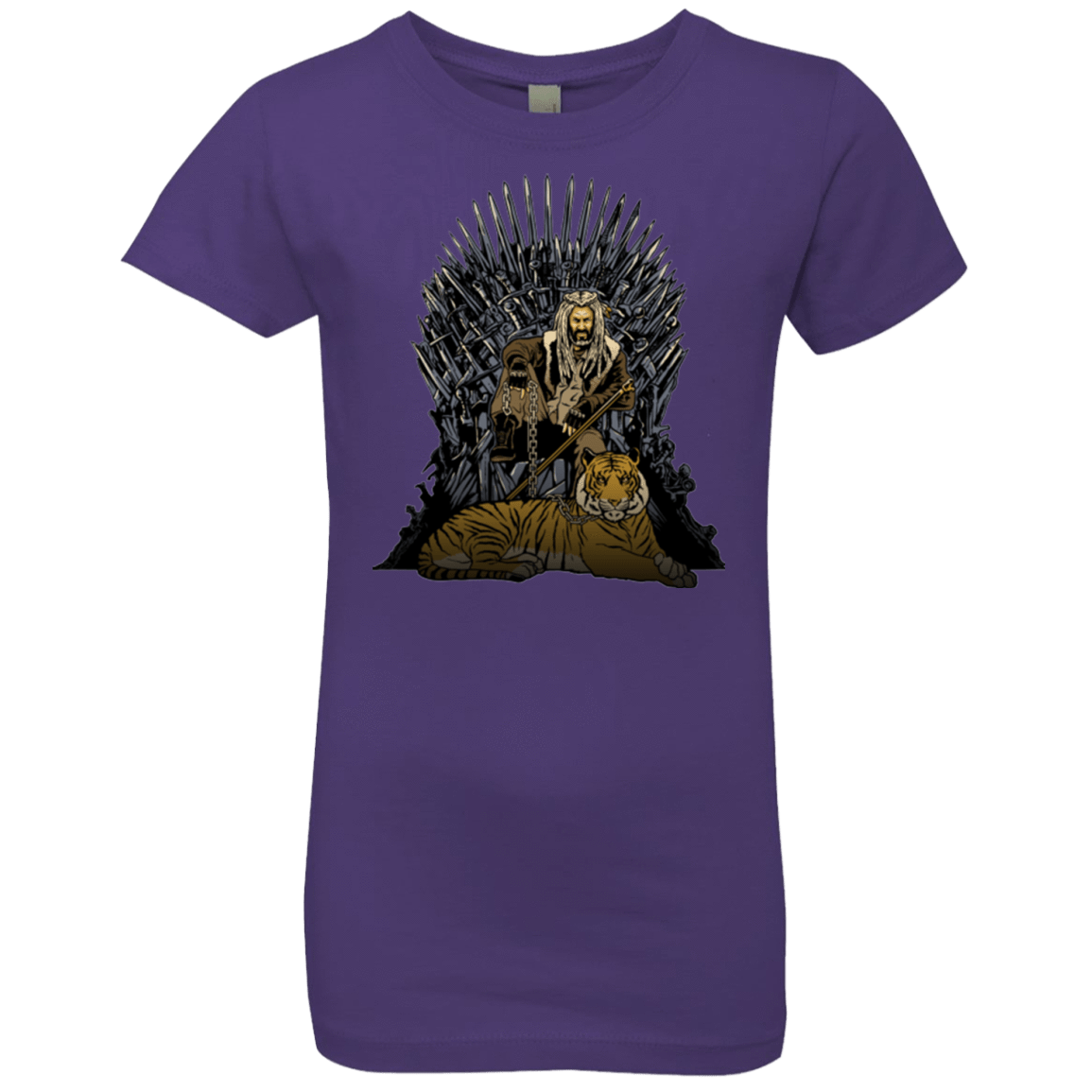 T-Shirts Purple Rush / YXS King and Tiger Girls Premium T-Shirt
