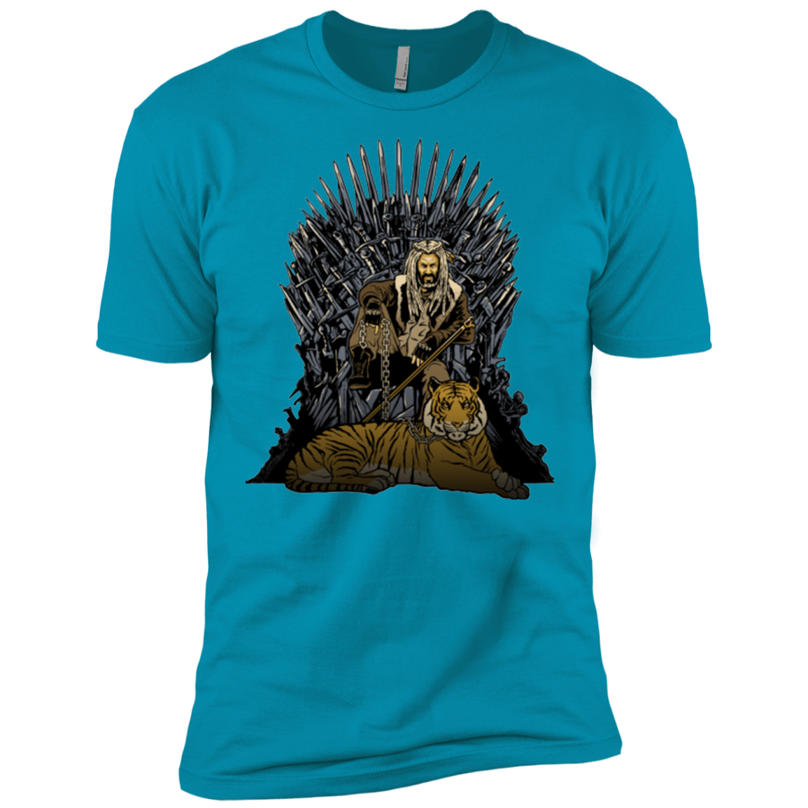 T-Shirts Turquoise / X-Small King and Tiger Men's Premium T-Shirt