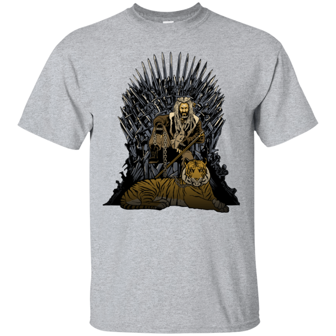 T-Shirts Sport Grey / Small King and Tiger T-Shirt