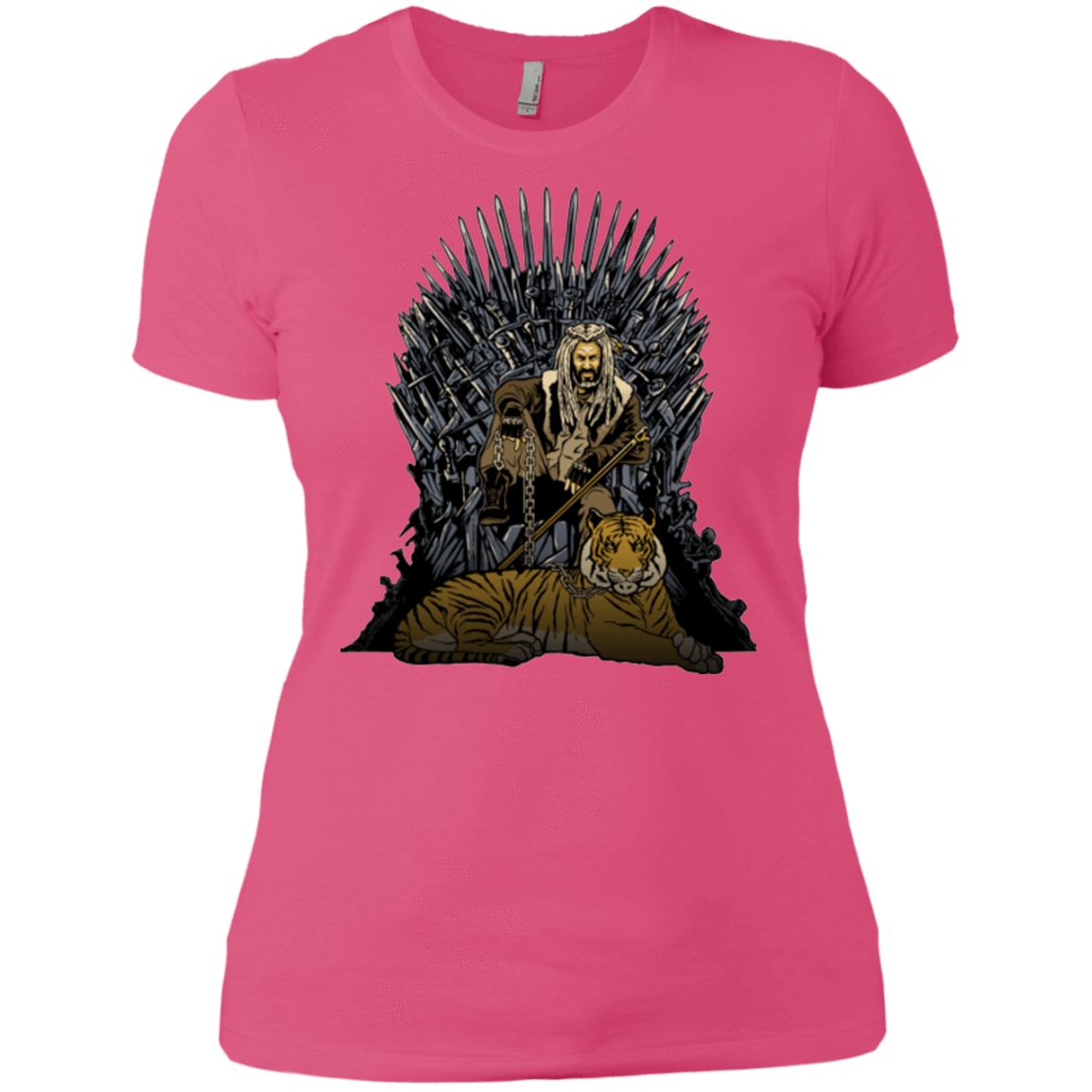 T-Shirts Hot Pink / X-Small King and Tiger Women's Premium T-Shirt